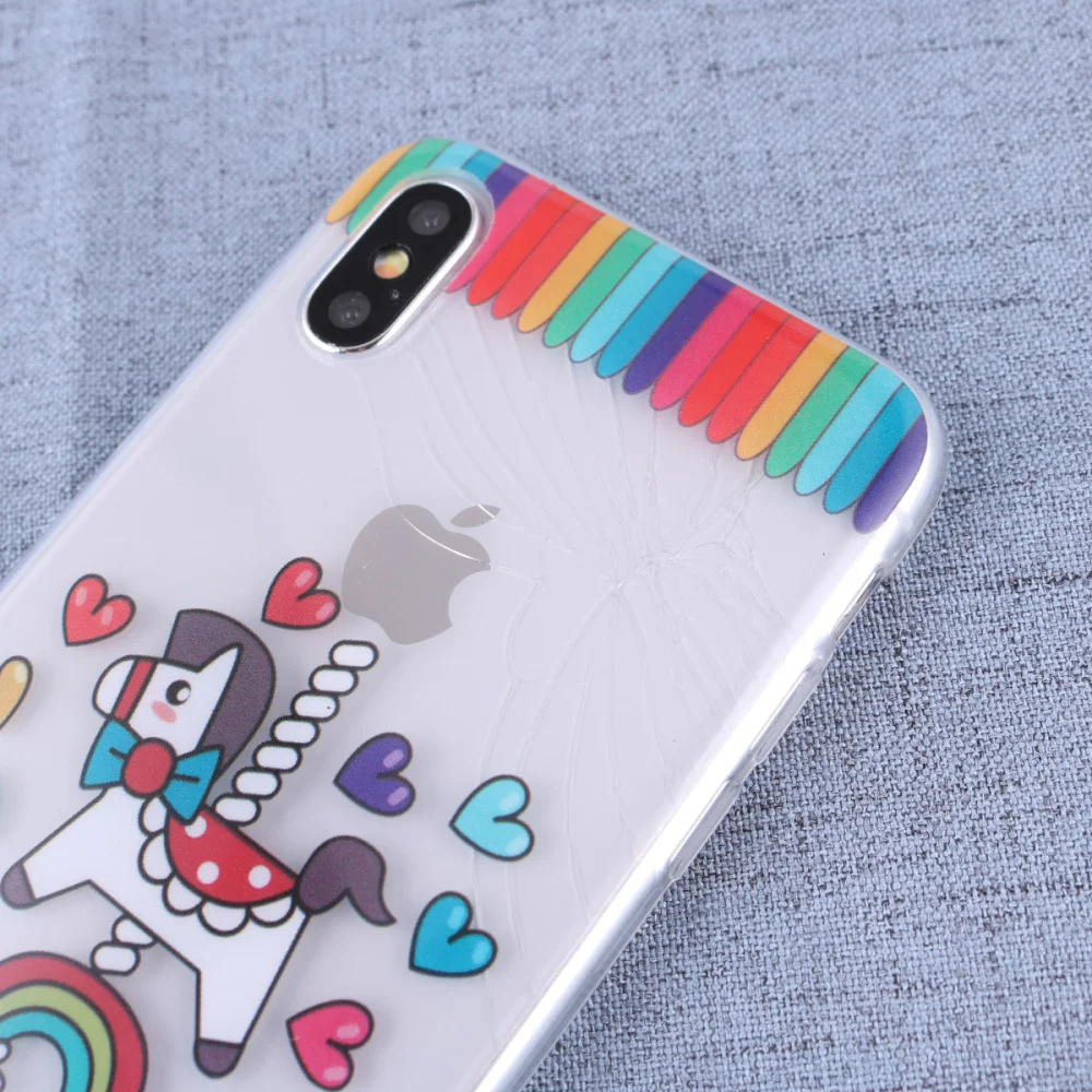 Мягкий ТПУ защитный чехол с принтом кактуса ударопрочный из для сотового