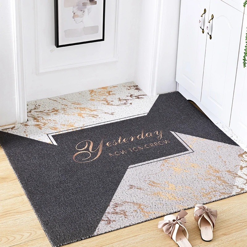 ПВХ утолщенный коврик для удаления пыли у входной двери скандинавский простой