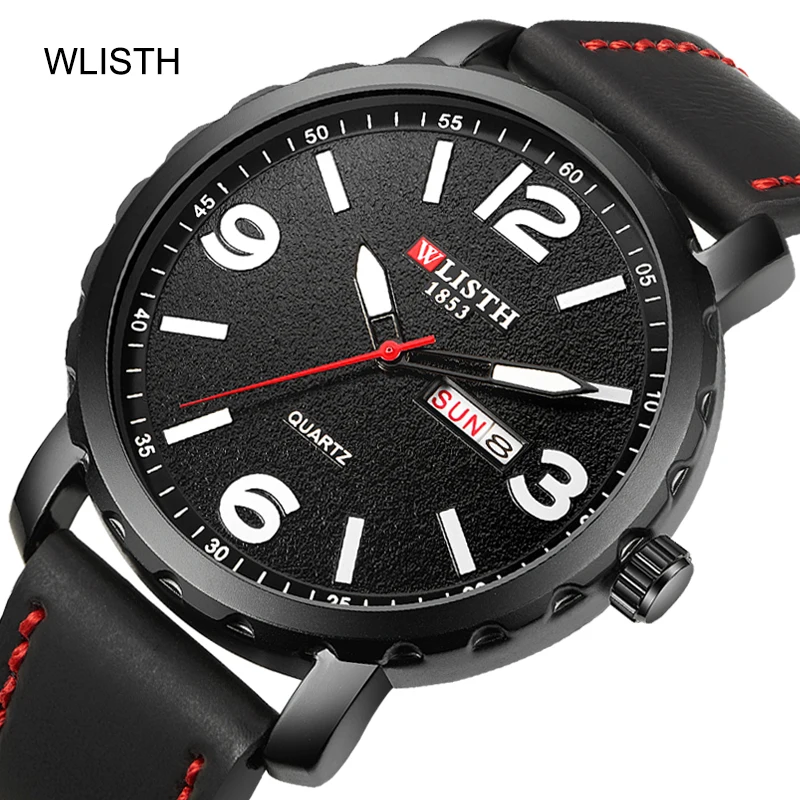 

Men Watch WLISTH Military Sport Watches Mens Top Luxury Brand Male Clock Dual Display Wristwatch Army Outdoor Waterproof Watch