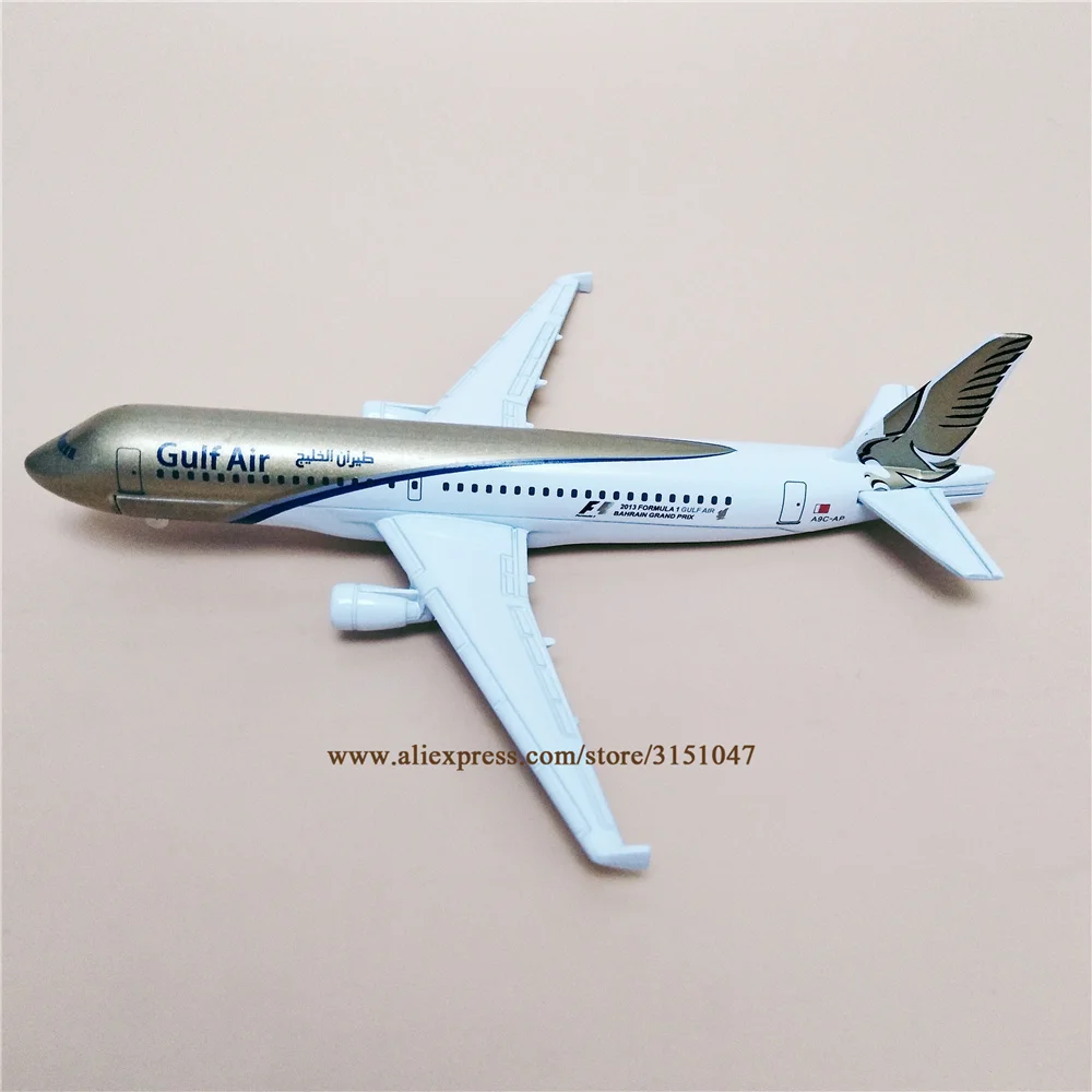16 см залива воздуха Аэробус 320 A320 модель самолета металлического сплава литья под