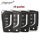 Jinyuqin 10 шт. VA2 Toy48 Toy43 откидной складной дистанционный ключ для Toyota Levin Camry Reiz Highlander Corolla Key чехол 23