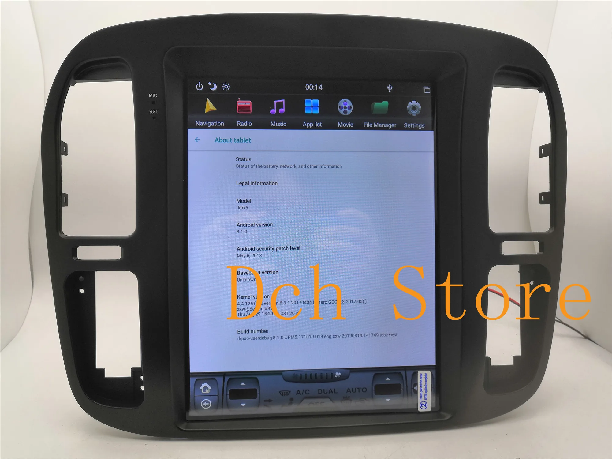 12,1 ''tesla стиль Android 8,1 автомобильный dvd-плеер gps навигация для TOYOTA LAND CRUISER LC100 1999-2002 радио Lexus lx470 PX6 ips