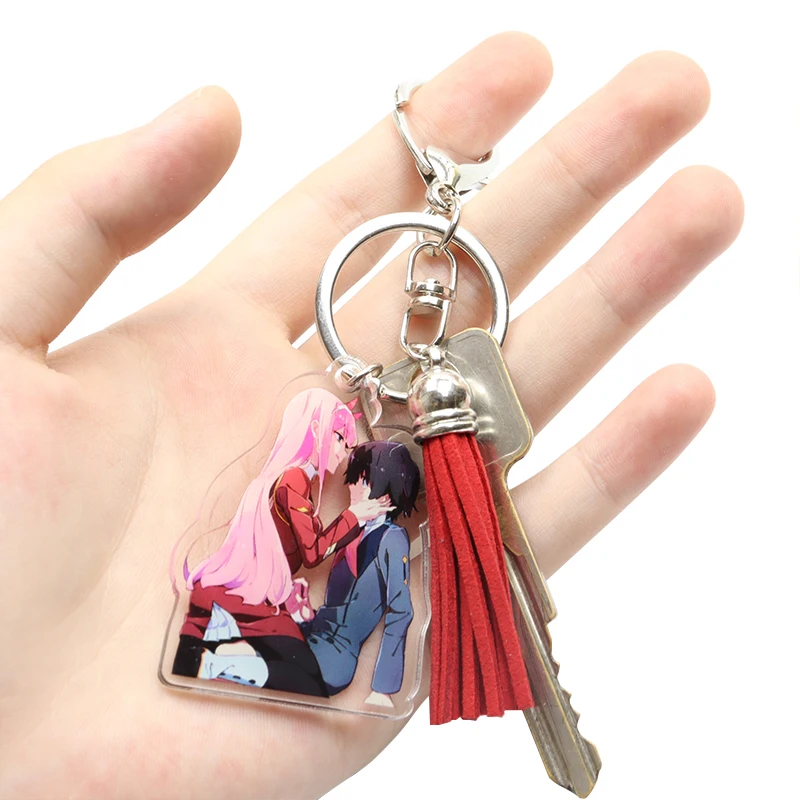 Брелок для ключей с героями аниме любимый в Фране двойные Мультяшные фигурки