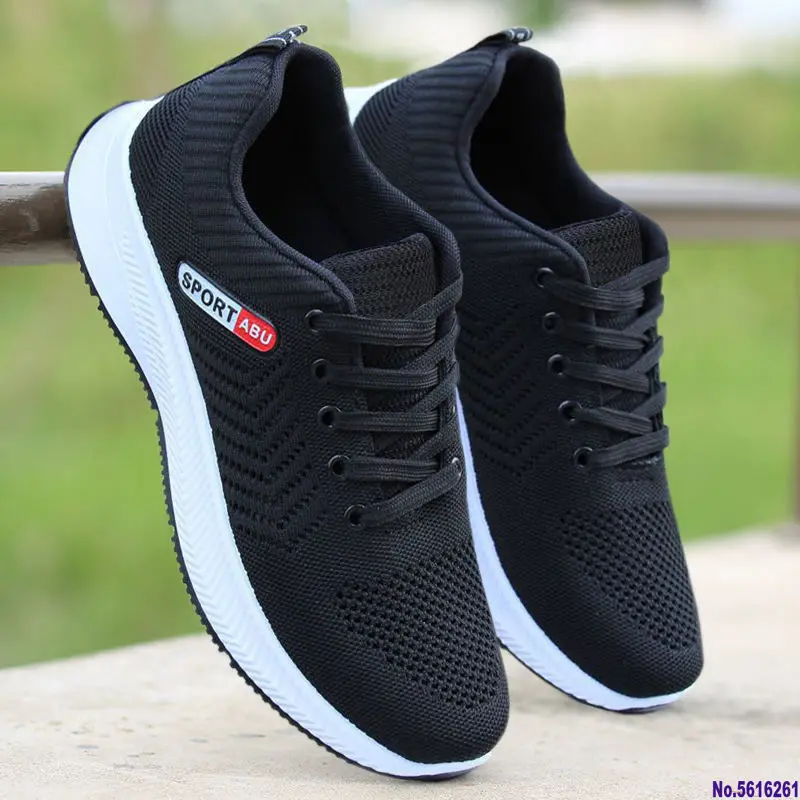 

New Korean Casual Sneakers Comfortable Mesh Running Shoe Sports Anti-Slip Lightweight Men's Shoes Trendy All-Match Shoes