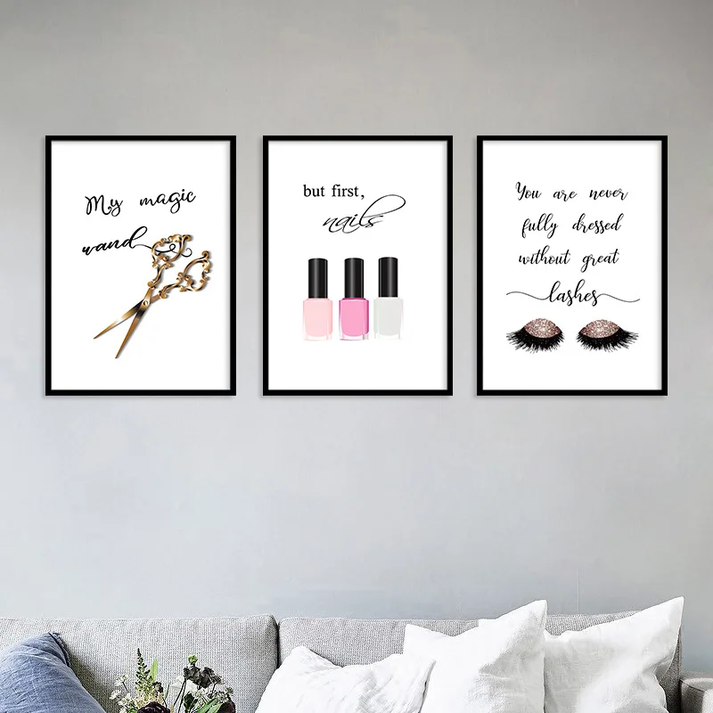 Новый скандинавский минималистичный модный постер для гостиной Парикмахерская