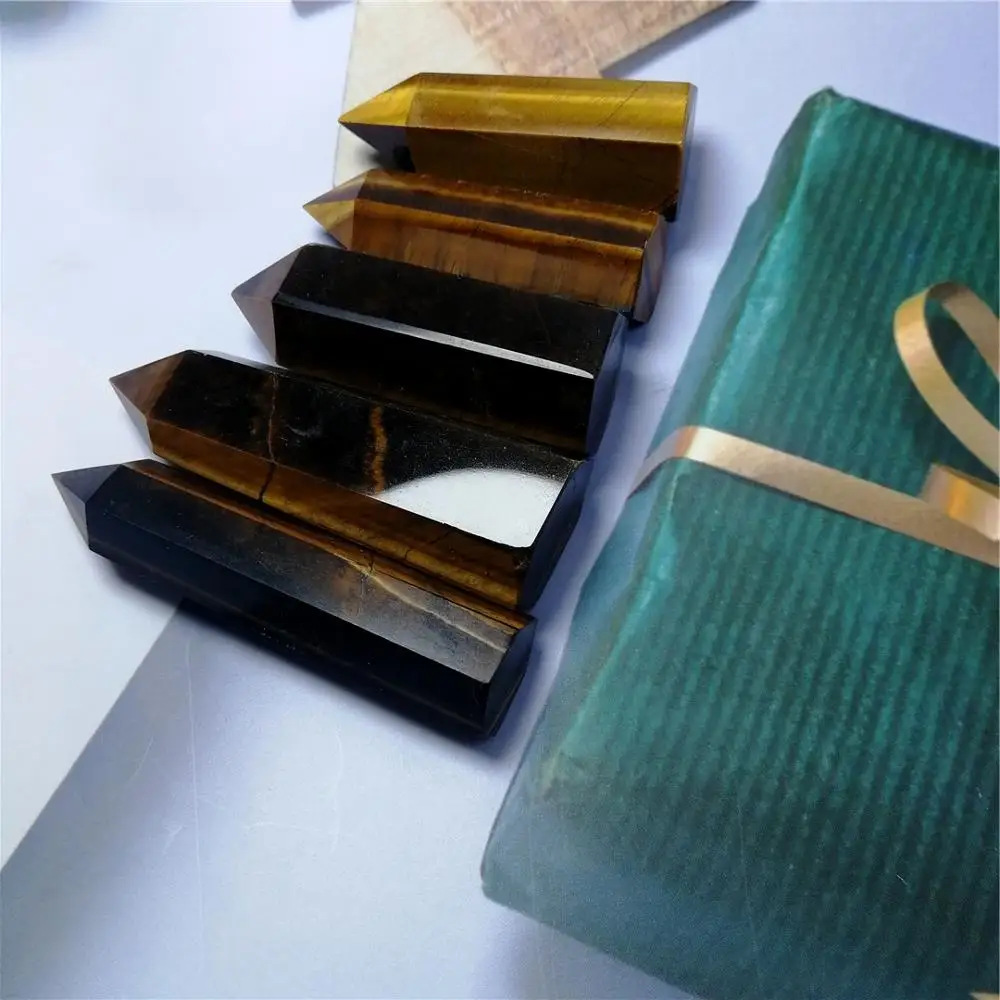 

Bulk Natural Quartz Crystal Point Obelisk Wand Tower Point Healing Natural Quartz Crystals Tiger Eye Stone