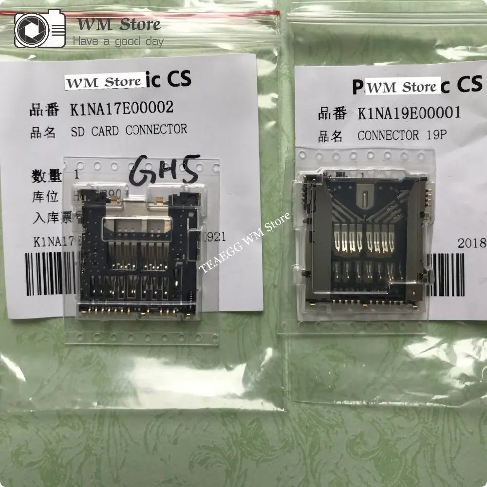 Новый слот для карты памяти SD в сборе Panasonic GH5 GH5S|Запчасти объективов| |