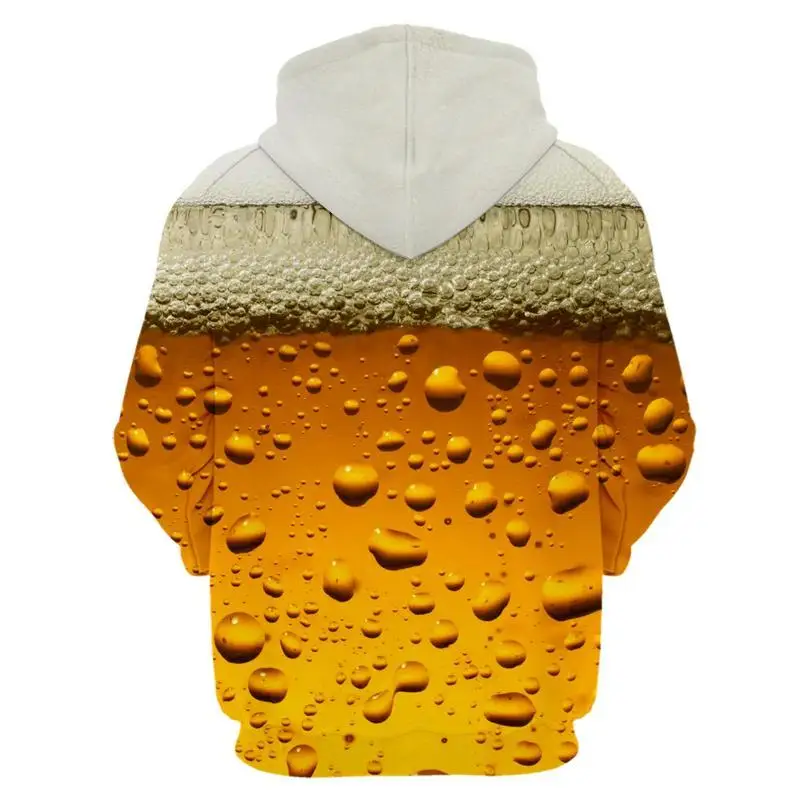 

3D Print funny Beer pattern Sweatshirt Hoodies Unisex Sweatshirt Hip-hop Fashion Streetwear 2021New Men and women Hoodies
