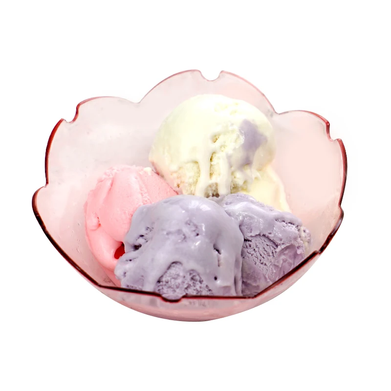 

25pcs Creative ice cream cup salad bowls mousse cup pudding jelly dessert pastry cake cup birthday party favors plastic cups