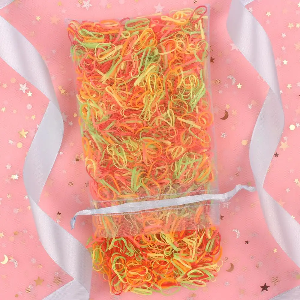 1000 шт. прозрачный резиновый ободок для волос силиконовый держатель хвоста