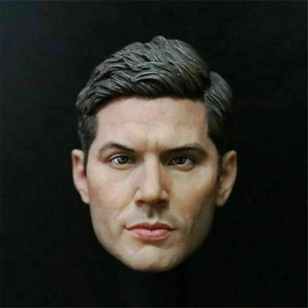 

1/6 Dean Winchester Jensen Ackles Male Head Carving Head Sculpt Model Movie Figure Head for 12" Action Figure Body