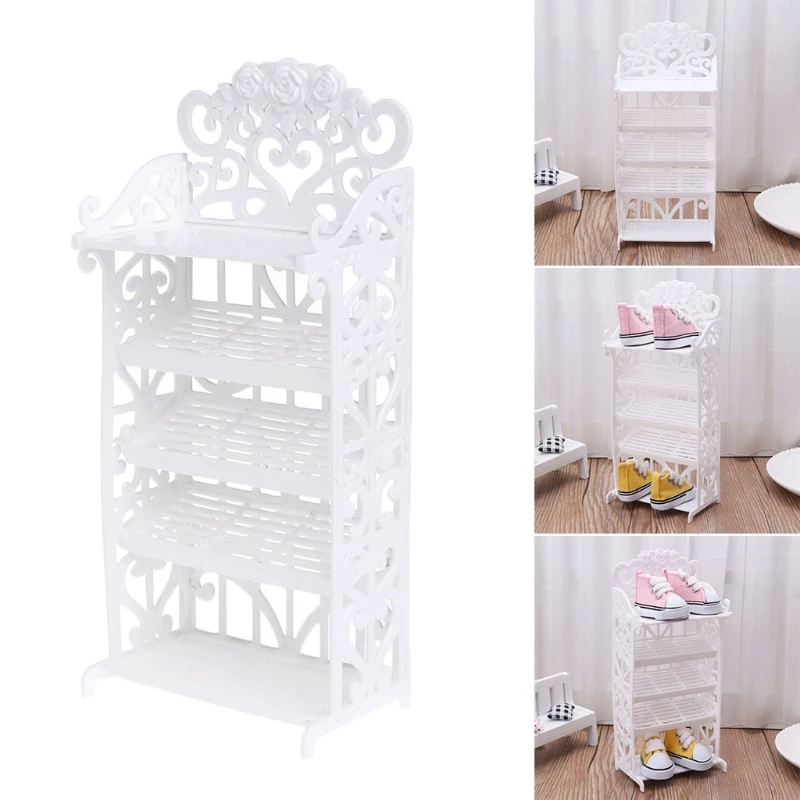Новые куклы полка для обуви дом аксессуары мебель Барби стальной шкафчик