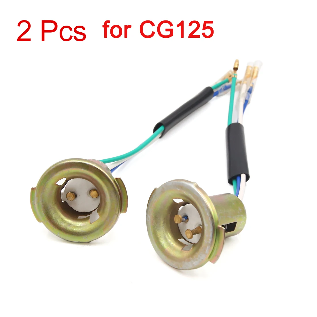 

Motoforti 2/3pcs 3 Wire Motorcycle Headlight Wires Harness Connector Sockets for CG125 for GY6-60 for WH100 for JH70 for DY100