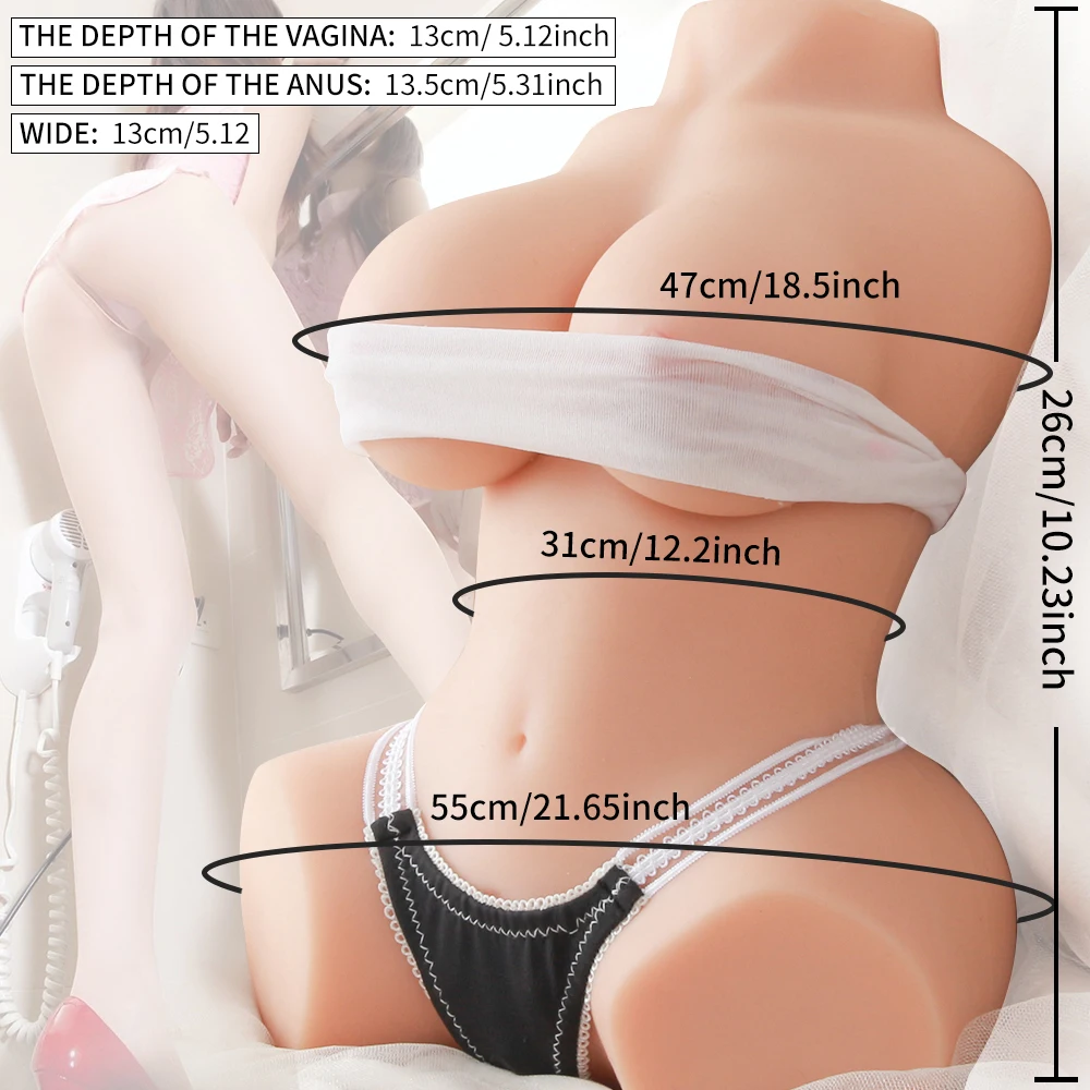 Realistic Vagina Big Buttocks Pussy Male Masturbator Elastic Material Silicone Sex Doll Erotic Toys for Men | Красота и здоровье