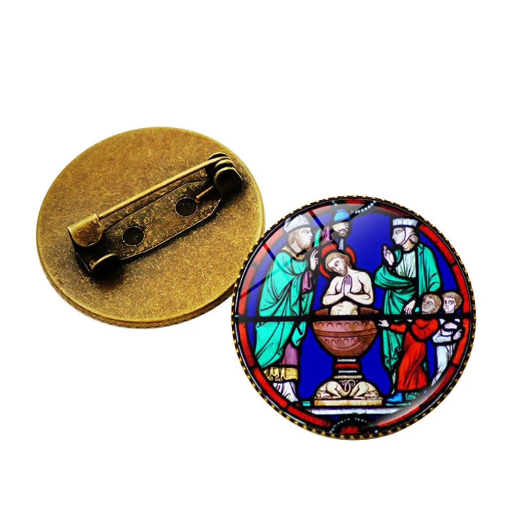 Брошь роза окно цветок время брошь с камнем аксессуары для одежды ретро булавка