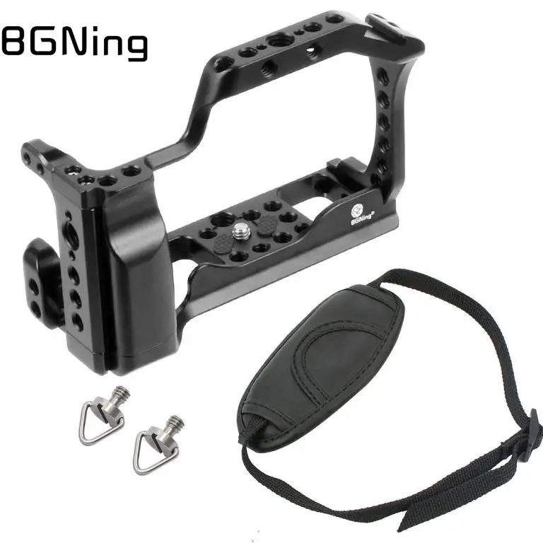 

BGNING Photography Camera Cage Protective Dslr Camera Rig for for SONY a6500/a6400 for Canon EOS M50 for XT-2 XT3 SLR Camera
