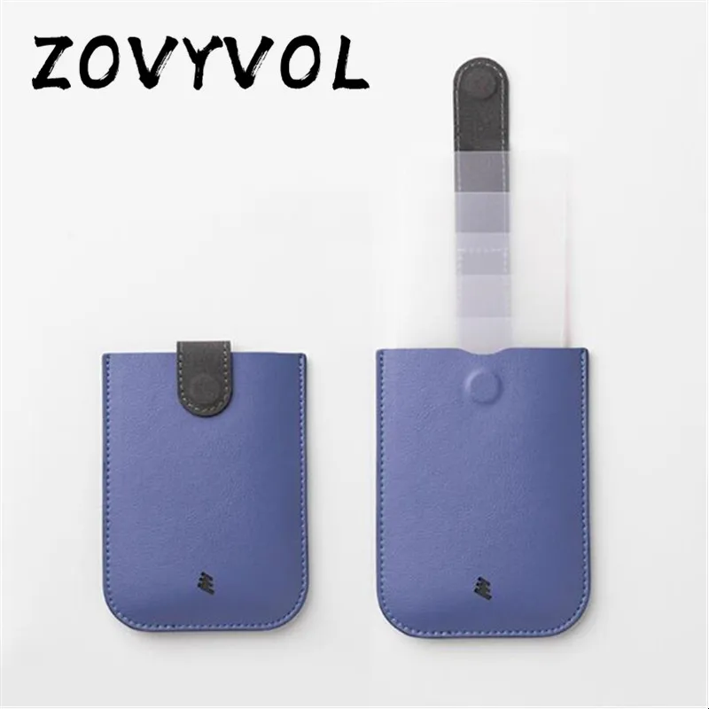 Умный тонкий кошелек ZOVYVOL из искусственной кожи для мужчин и женщин держатель