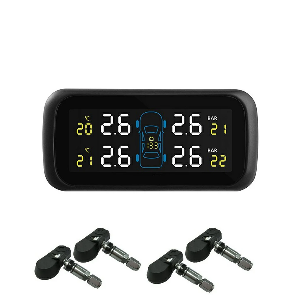 Система контроля давления в шинах TPMS U903 беспроводной прибор с ЖК дисплеем 4