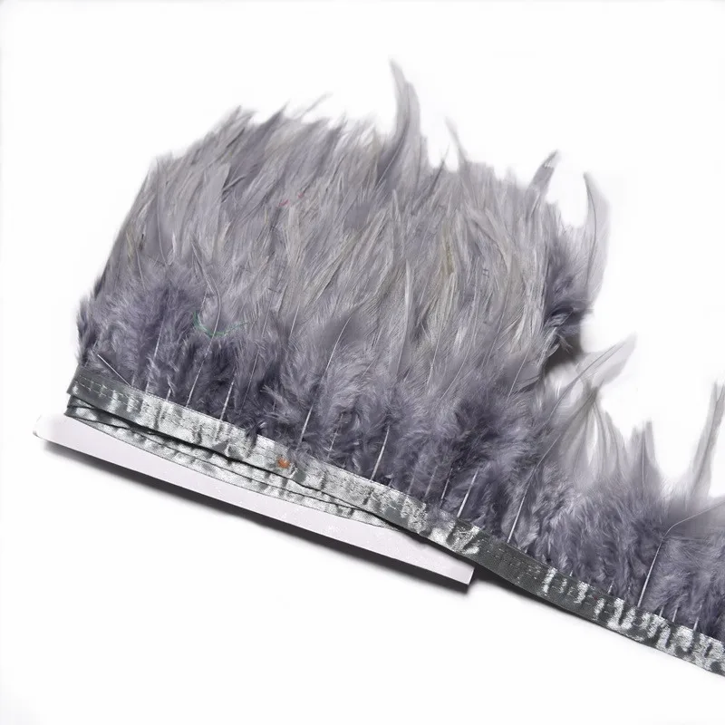 1 метр черные петушиные перья для шеи отделка бахрома 8 10 см сделай сам рукоделия