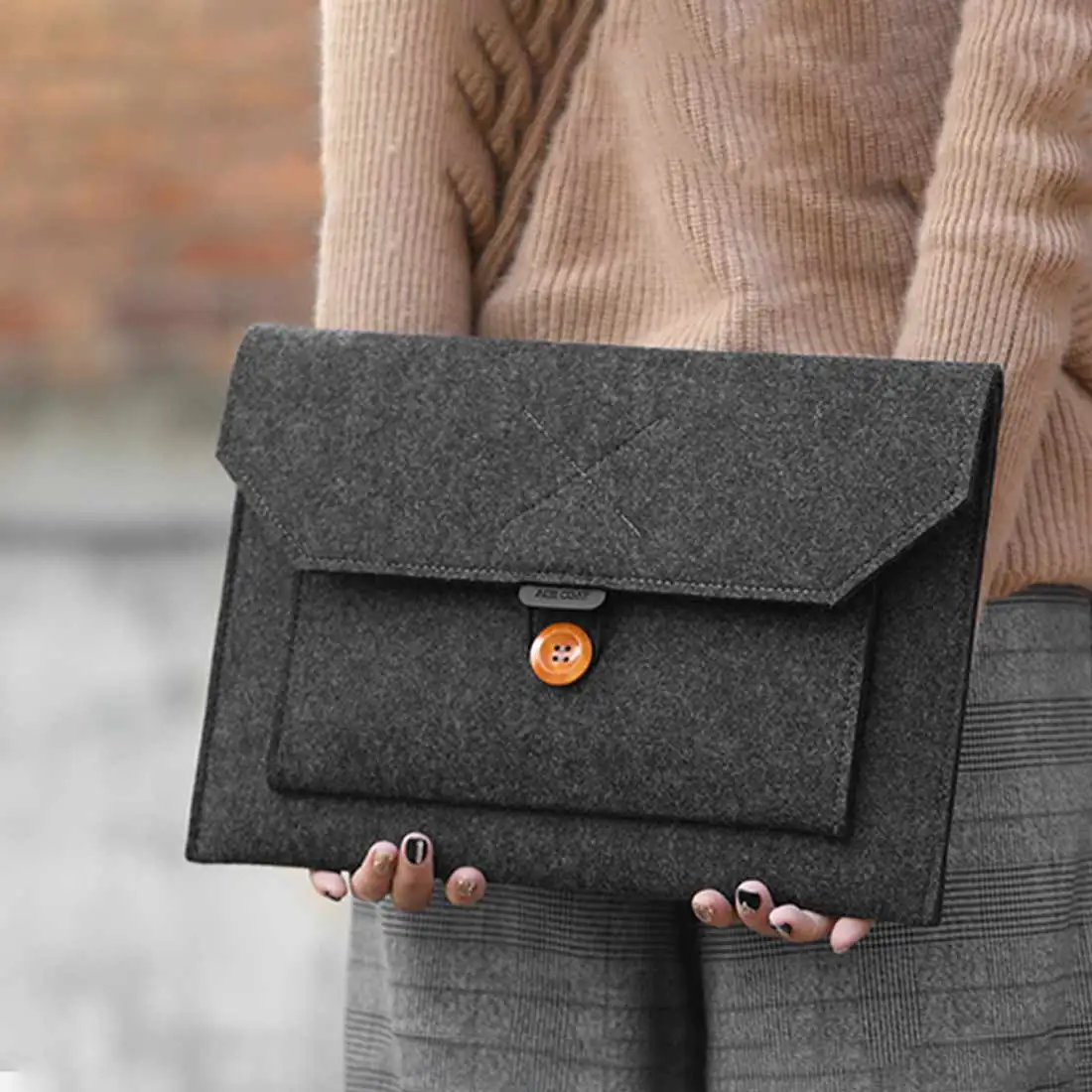 простая однотонная сумка дл