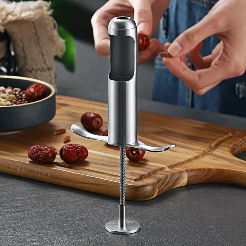 

Stainless Steel Core Tool For Fruit Jujube And Hawthorn Corer For Kitchen Fruit And Vegetable Tools