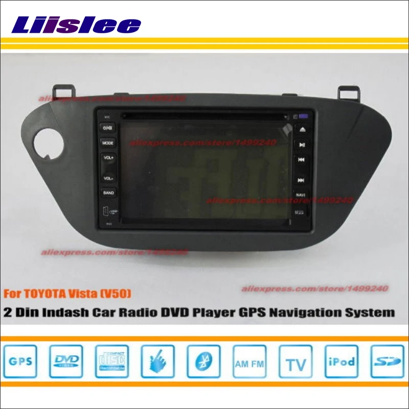 Для Toyota Vista V50 1998 ~ 2003 радио CD DVD плеер GPS навигация система навигации двойной Din