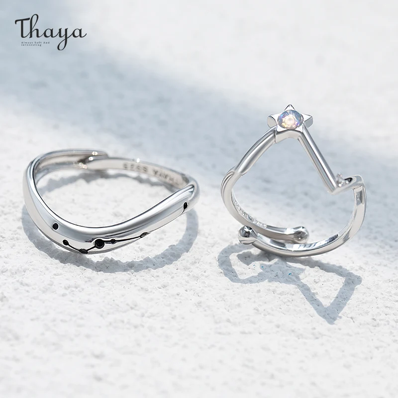 Женское серебряное кольцо Thaya из серебра 925 пробы с фиолетовыми кристаллами