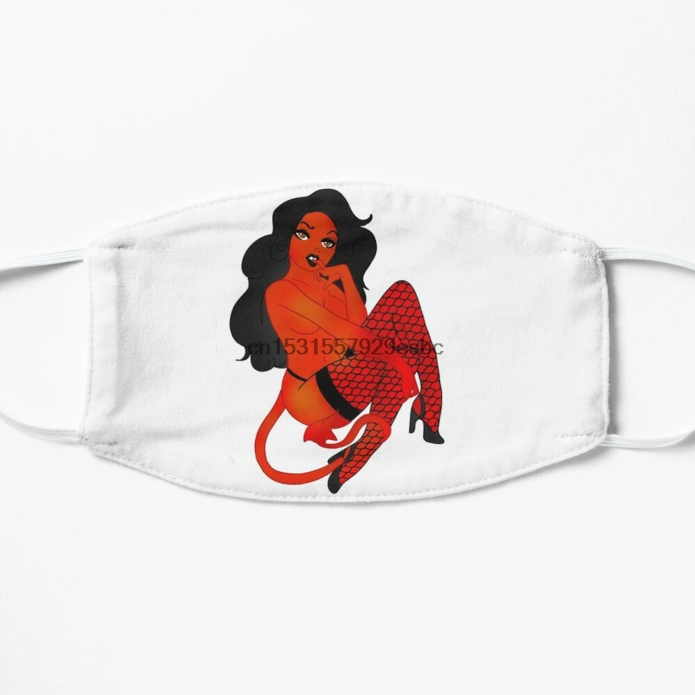 Пылезащитная маска с фильтром Devil Pin Up Girl Mouth Face Mask|Мужские маски-балаклавы| |