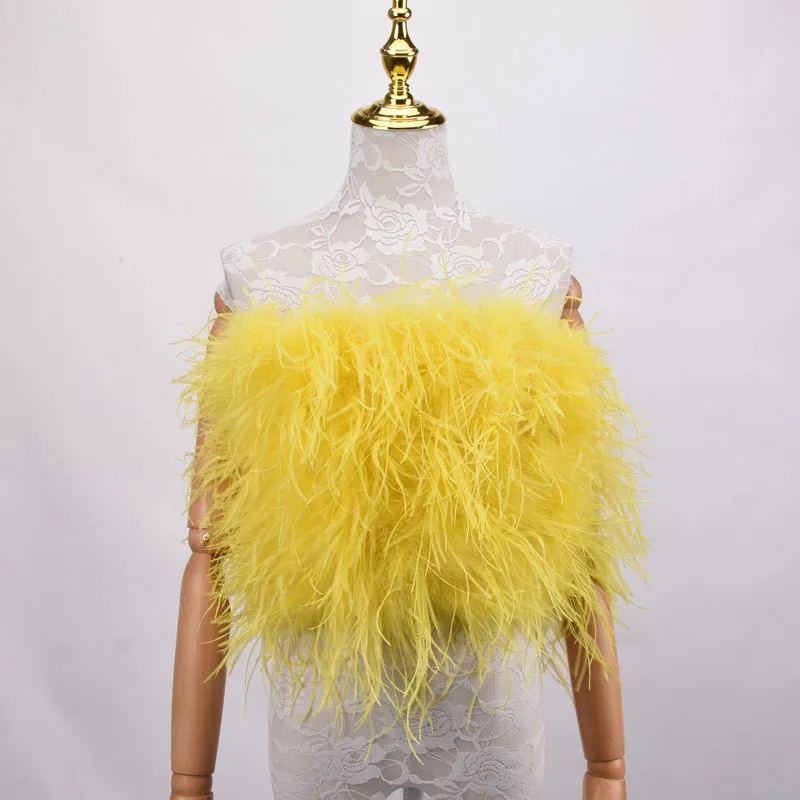 Новая стильная короткая юбка из 100% натурального страусиного меха бюстгальтер