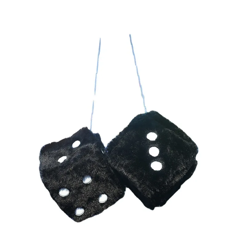 7 5 см длинные волосы горячее тиснение точечные игральные кости плюшевая игрушка