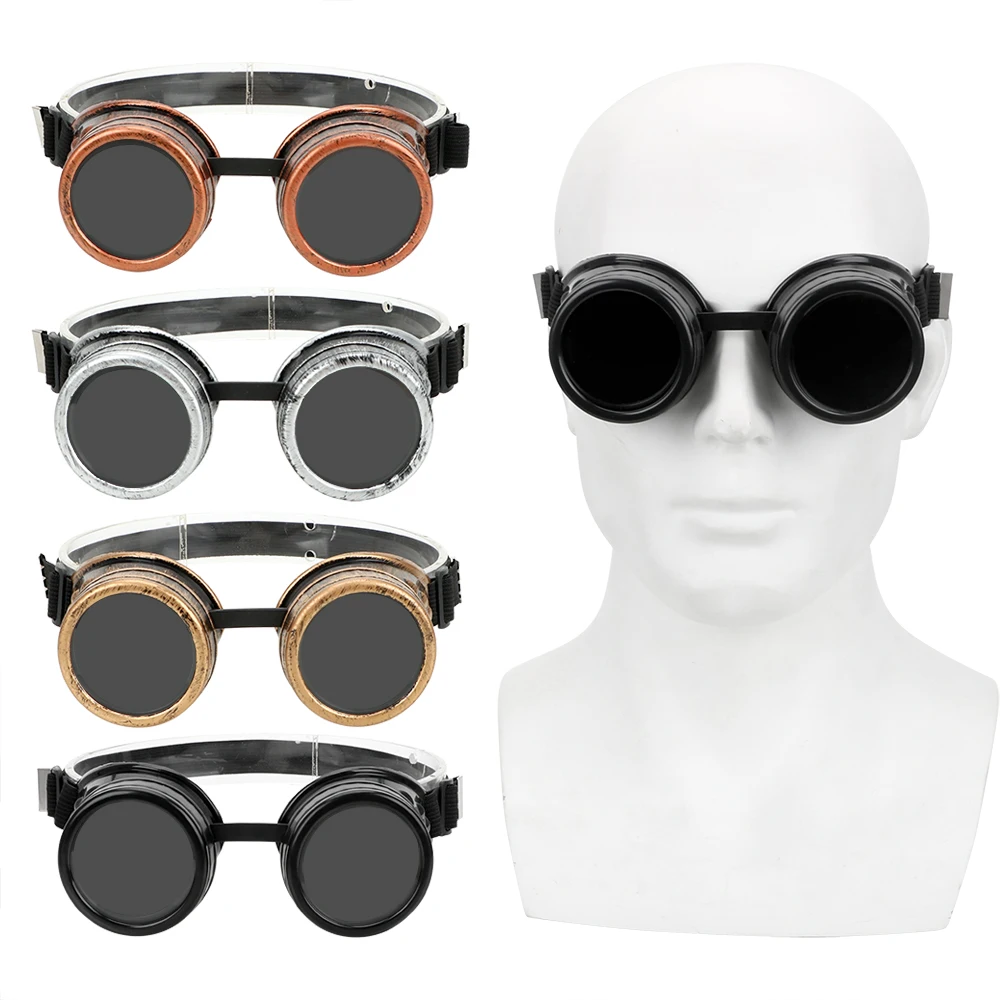 Солнечные очки в стиле стимпанк аксессуар для защиты глаз винтажном готическом