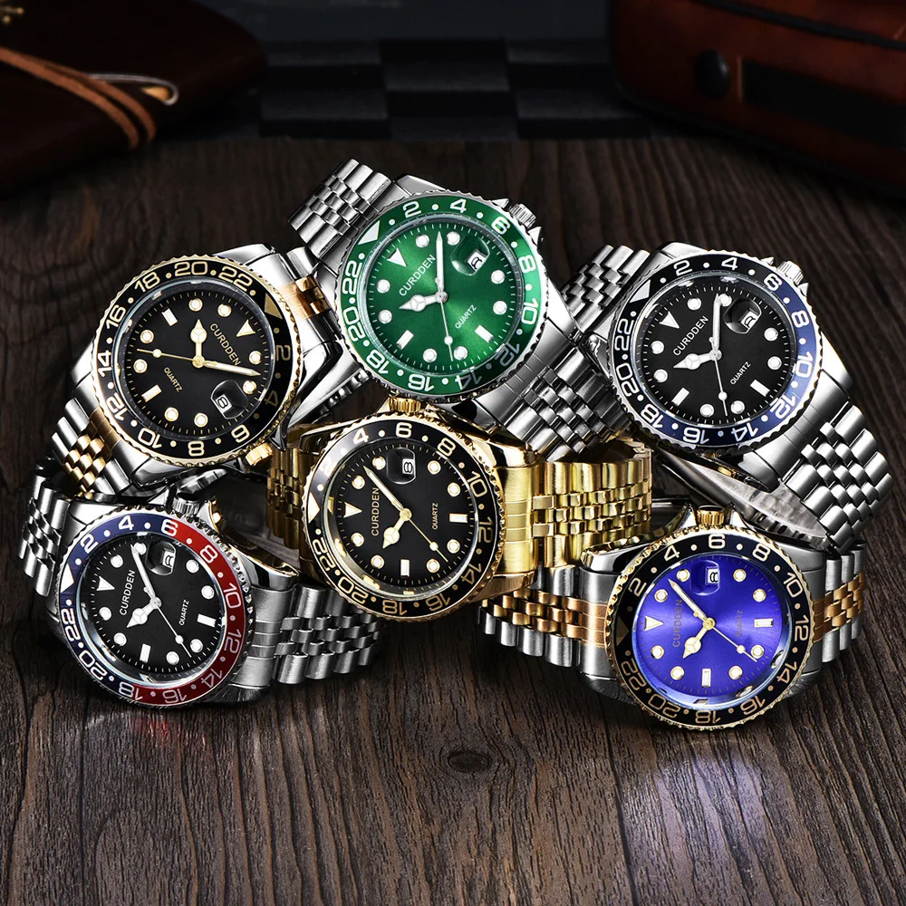 

Relogio Masculino 2021 Men's Luxury Waterproof Watch Date Clock Gold Sports Wrist Watch Stainless Steel Fashion Quartz Watch