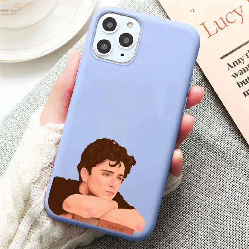 

Movie Call Me by Your Name Phone Case Candy Color for iPhone 6 7 8 11 12 s mini pro X XS XR MAX Plus