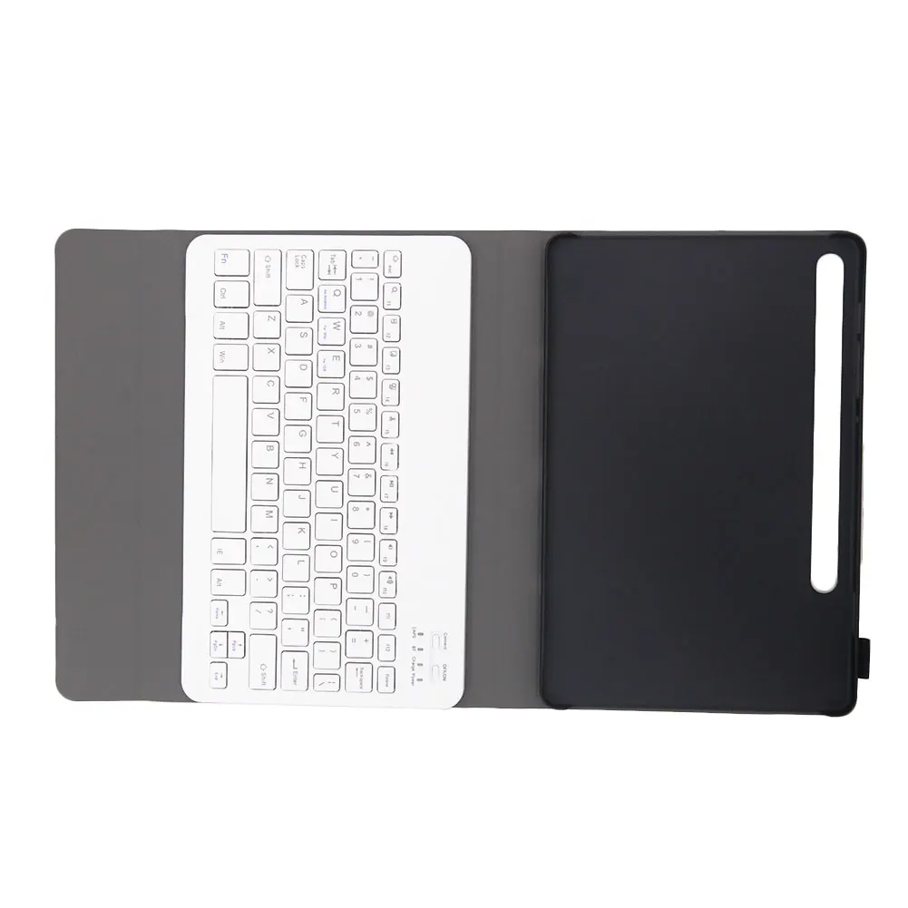 Bluetooth клавиатура чехол для Samsung Galaxy Tab S6 10,5 дюймов SM-T860 SM-T865 чехол из искусственной кожи Беспроводная клавиатура чехол для планшета