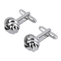 drop shipping stainless steel cufflinks vintage knot twist cuff links mens wedding gift brand new and newest top quality