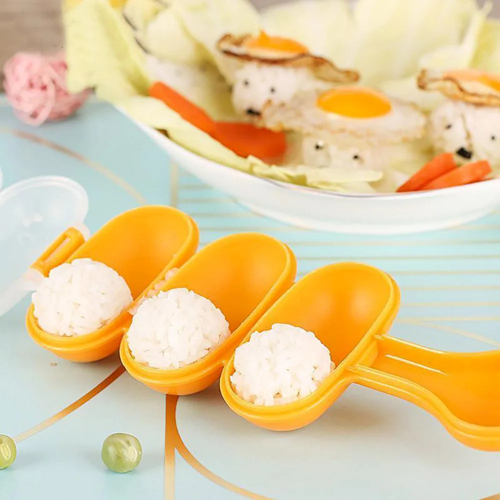 1 шт. Diy Форма для суши рисовый онигири мяч Еда Пресс треугольной формы