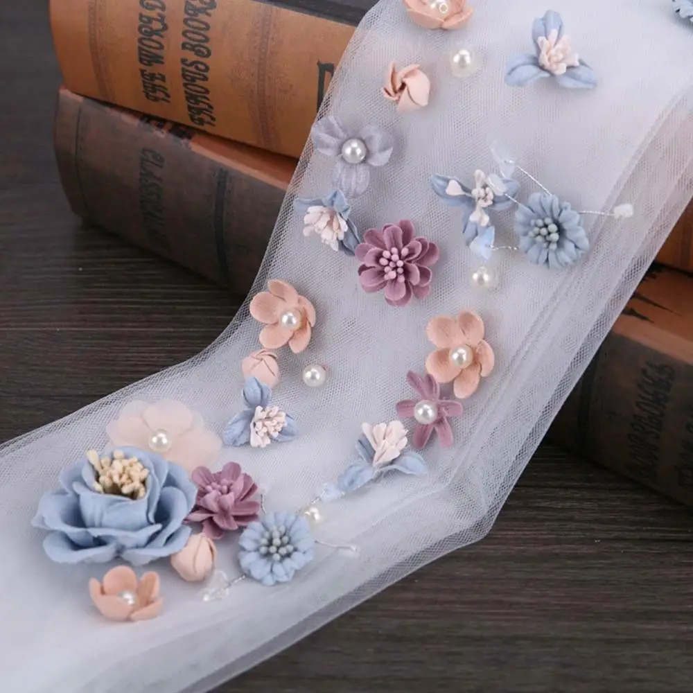 

2019 Fashion Elegant Flowers Pearl Layers Wedding Bridal Handmaker Headband Headpiece Hair Accessories Prom decoration