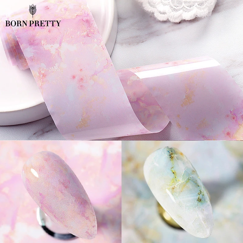 

Фольга для ногтей, 100/50x4 см, мраморная серия, розовая, синяя фольга, переводная наклейка для дизайна ногтей, слайд, наклейка для дизайна ногте...