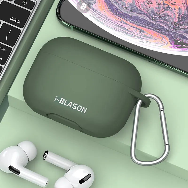 I BLASON OMG Мягкий силиконовый чехол для Airpods Pro классический защитный AirPods (выпуск