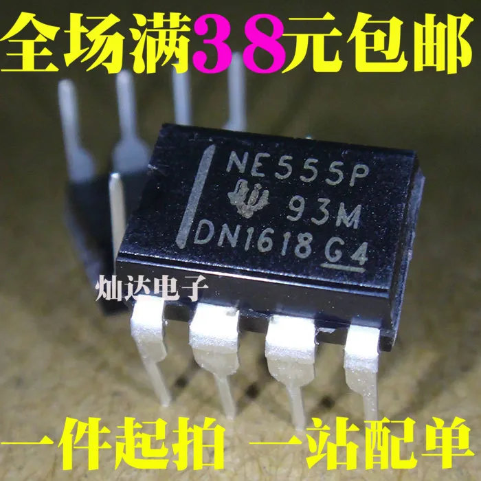 100% оригинальный новый в наличии NE555 NE555P NE555N DIP 8 1K = 114|Запасные части| |
