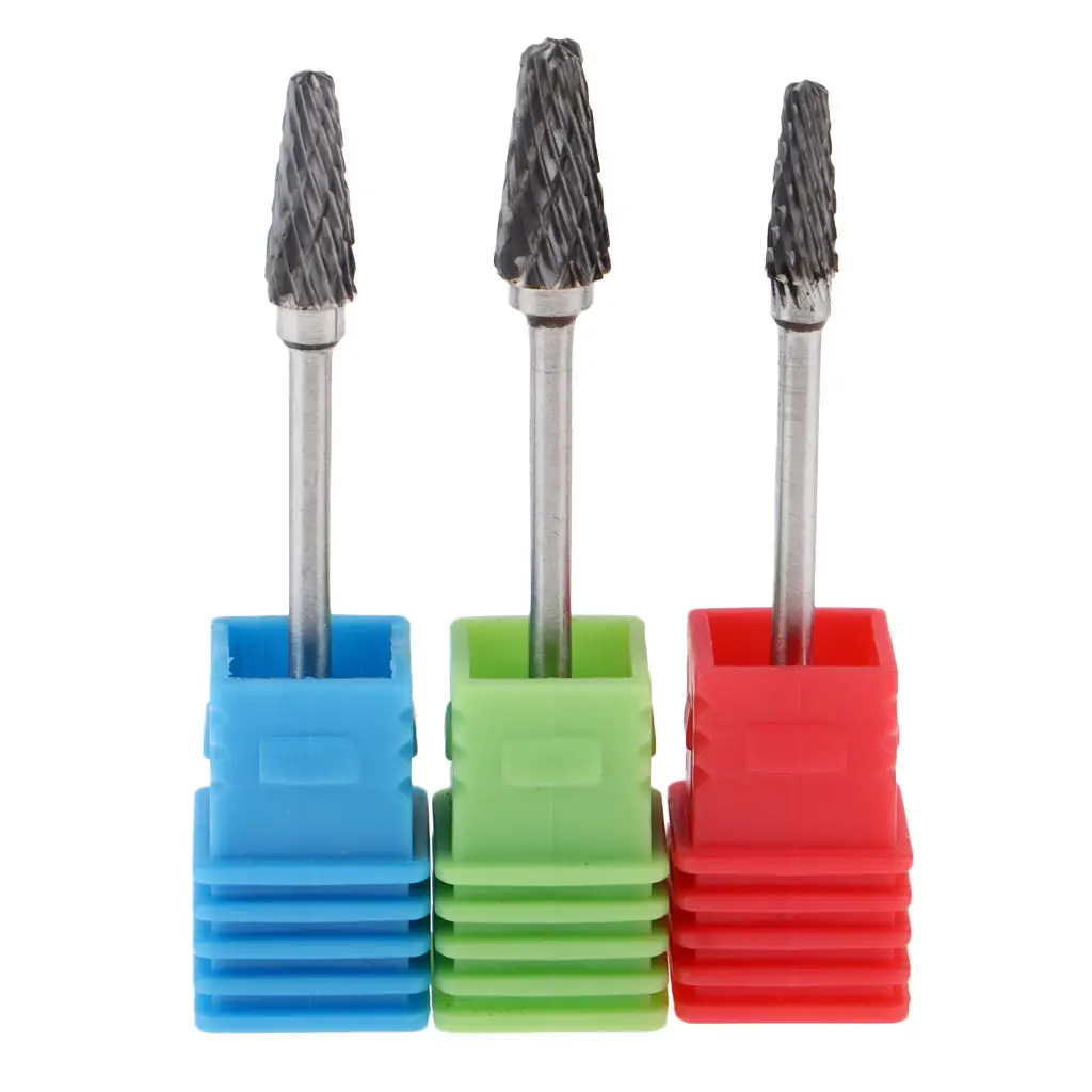 Pedicure Tools for Manicure with 3/32 Inch Electric Rotary Tip - 3 Pieces | Красота и здоровье