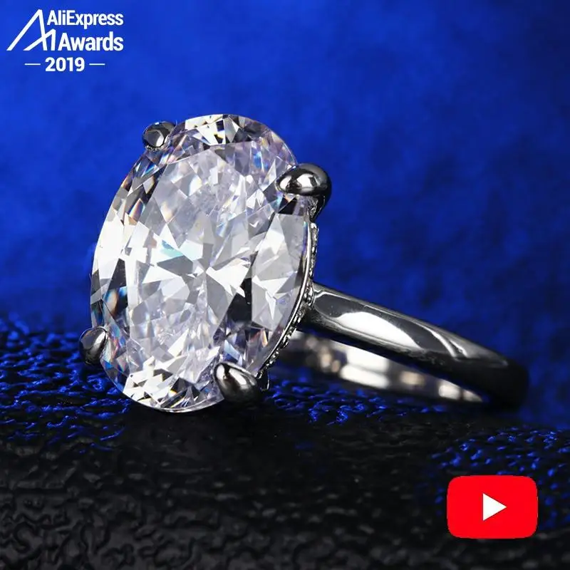 Кольцо SONA овальное 14*10 мм с гравировкой из стерлингового серебра S925 пробы