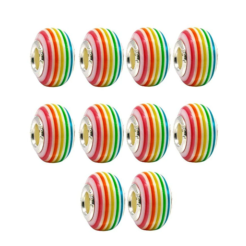 Посеребренные бусины шармы для мальчиков и девочек с Микки единорогом Подвеска