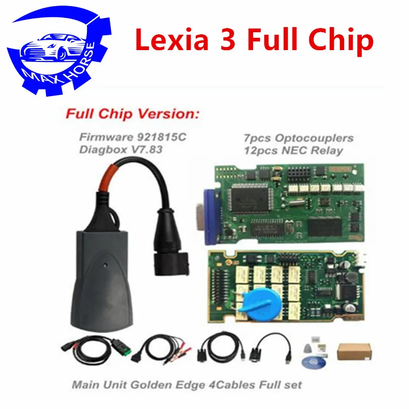Полные фишки Gold Edge Lexia3 PP2000 PSA XS Evolution Diagbox V7.83 Lexia для Citroen/peugeot супер прошивка ссылка 921815C