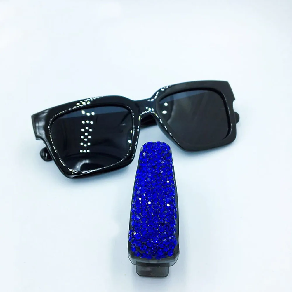 1 шт. Стразы Алмазное украшение зажим для солнцезащитного козырька кронштейн