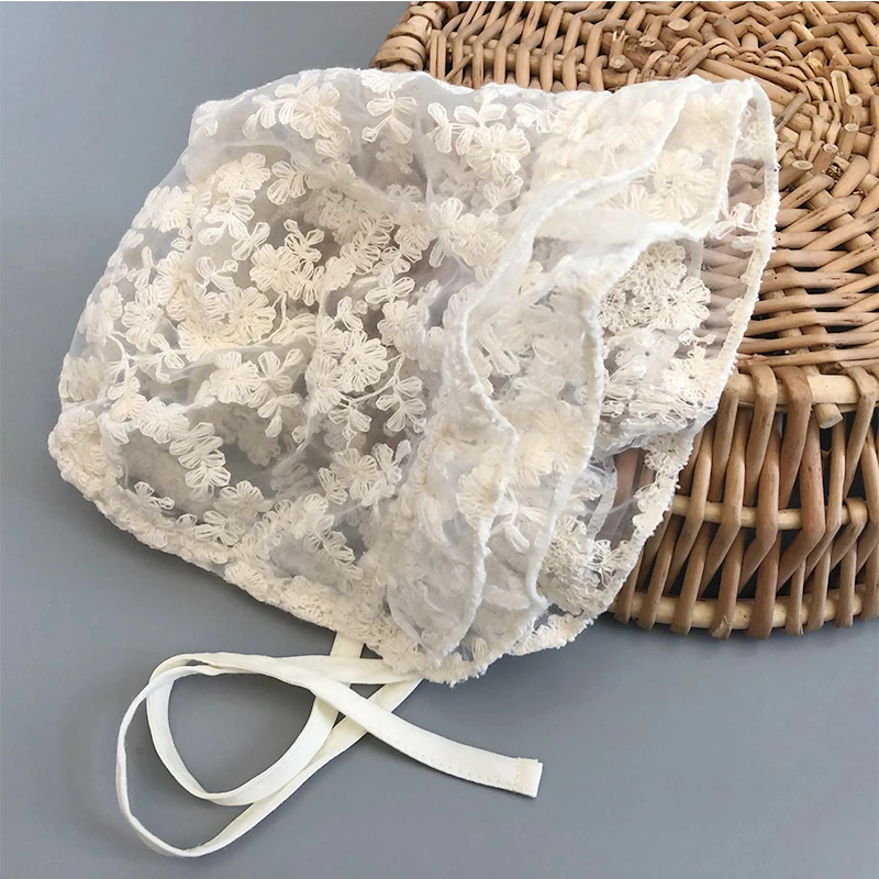 Летняя кружевная Цветочная Солнцезащитная шляпа детская мягкая для мальчиков и