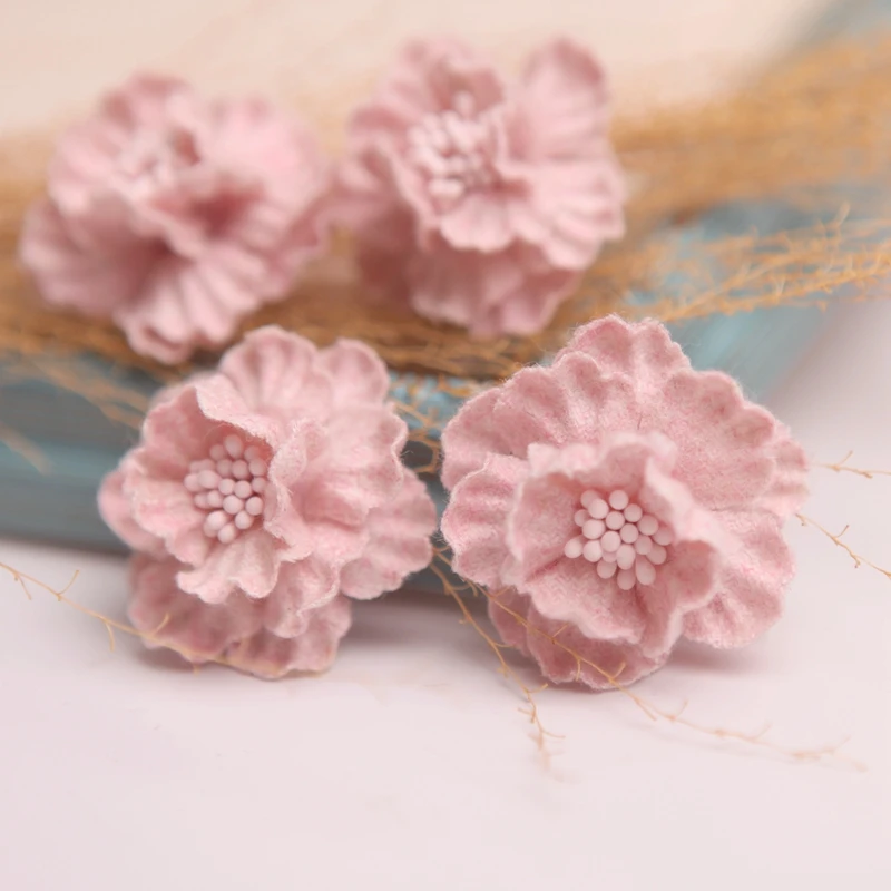 4 шт./лот патчи палочка на цветок искусственные цветы для венка Свадебная шляпа