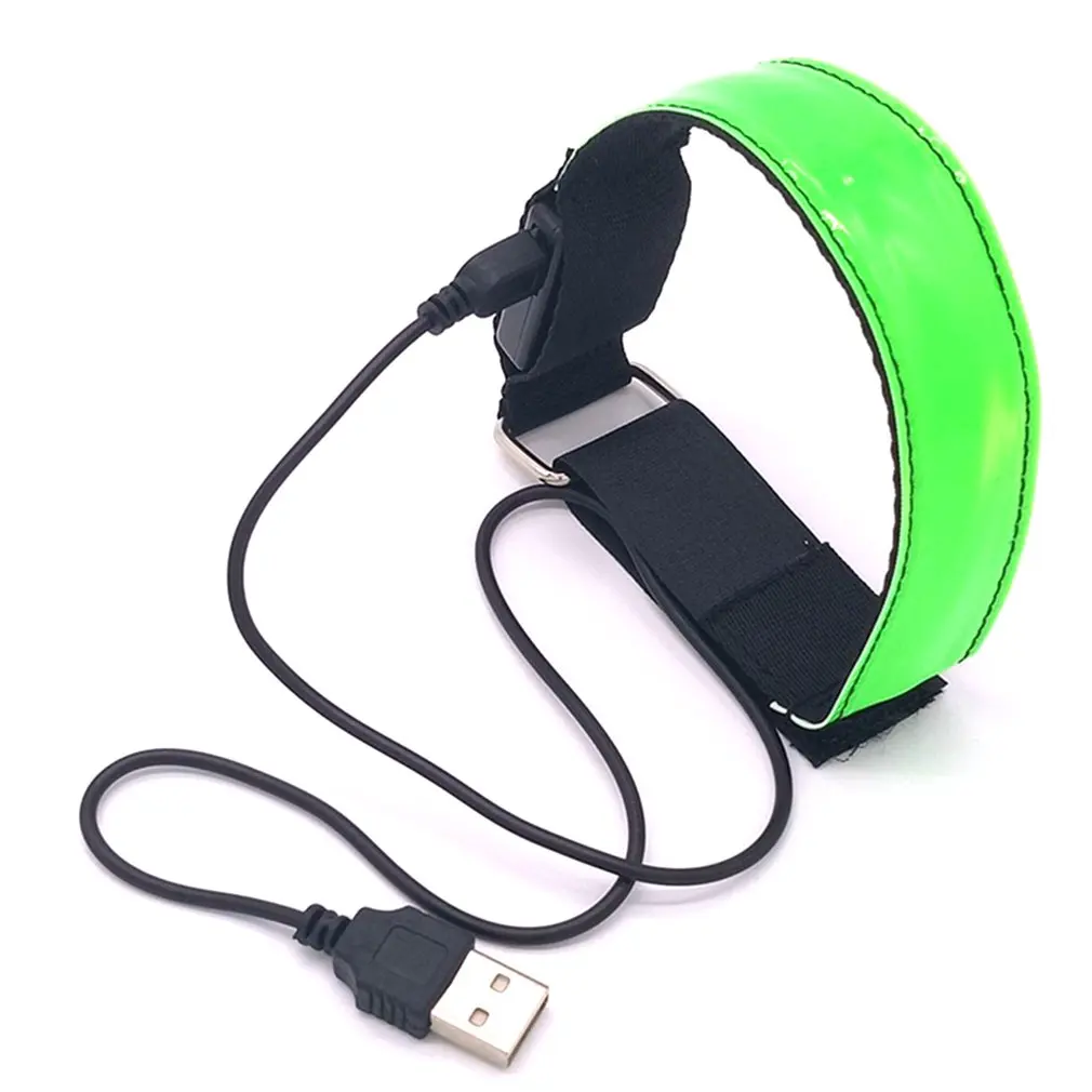 

LED Lighting Armband Reflective Armband Party And Festival Supplies Sports Bracelet Rechargeable Style