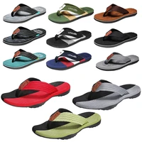 hot selling fashion slippers mens flip flops large size casual slippers mens non slip beach indoor sippers 39 45