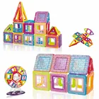 Магнитные игрушки мини-размера, 58-252 шт., магнитные строительные блоки, дизайнерский Строительный набор, развивающие игрушки для детей, подарок